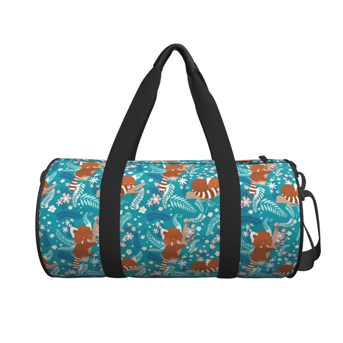 

Red Panda Animal Large Duffle Gym Bag Waterproof Duffle Travel Bags Handbags Fitness bag
