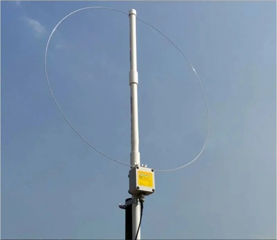 NEW Upgrade K-180WLA Active Radio Antenna Full Band SDR LOOP Small Ring Shortwave Antenna 0.1MHz-180MHz Receiving Aerial S2000