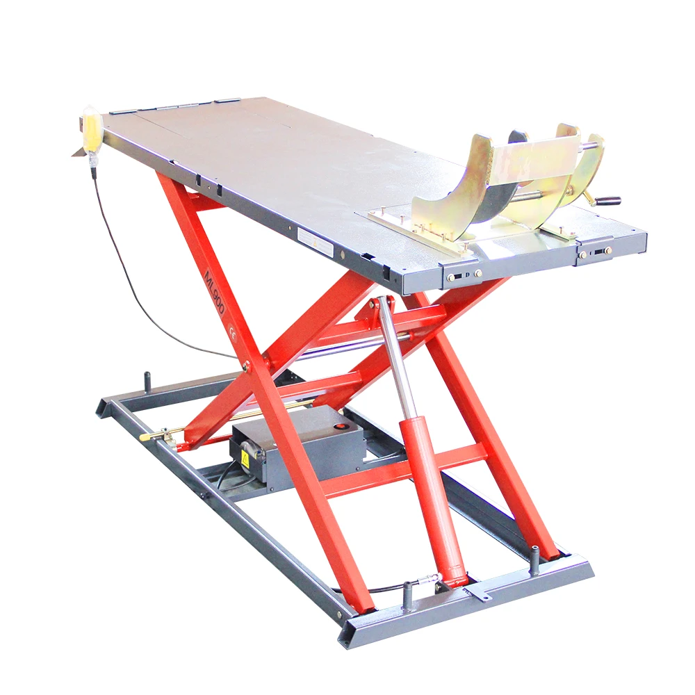 

0.9T Capacity Electric Hydraulic Motorcycle Scissor Lift