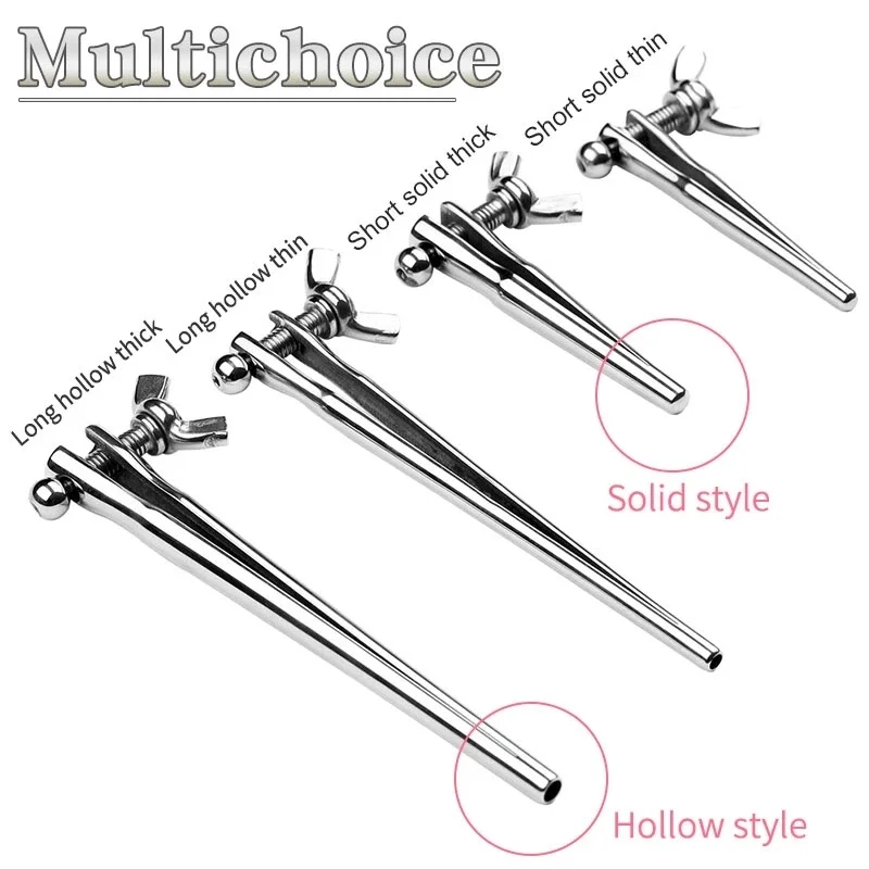 Metal Adjustable Horse Eye Dilator Urethral Catheter Penis Plug Stimulator Masturbation Bdsm Ejaculation Delay Sex Tool For Men