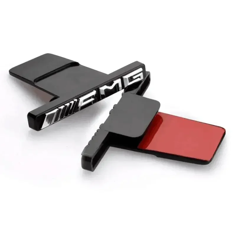 Hot 3d AMG Logo Emblem Car Front Grille Badge Car Styling For Mercedes Benz W124 W168 W169 W176 W177 W202 W203 W204 W205 W210 view 4