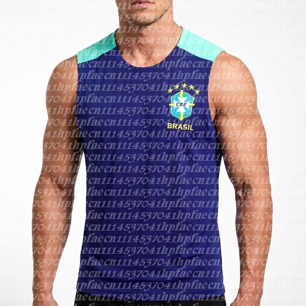 Brazil National Football Team 3D Tank Top