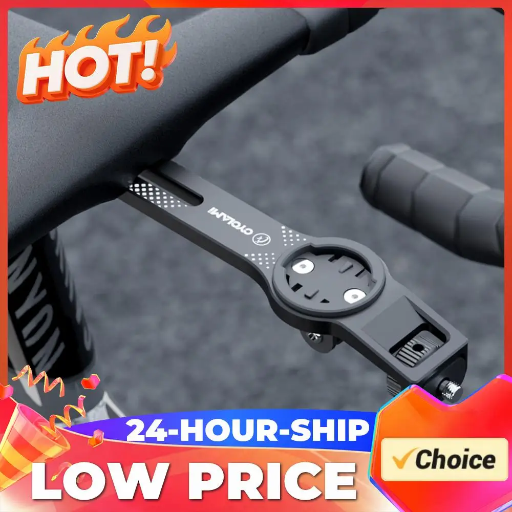 

Bike Stopwatch Mount Waterproof Adjustable Speedometer Bracket Lightweight Bike Computer Stand for Bicycle Flashlight Stem Stand