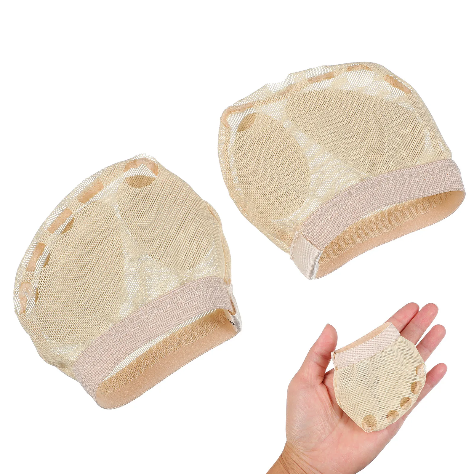 

1Pair Ballet Forefoot Cushion Elastic 5 Holes Half Sole Dance Shoes Breathable Toe Protection for Ballet Yoga Modern Jazz