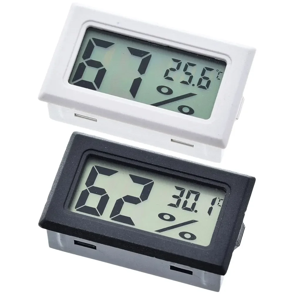 Igrometro digitale termometro Display LCD misuratore di umidità in miniatura senza cavo Fahrenheit per auto in serra Home Office