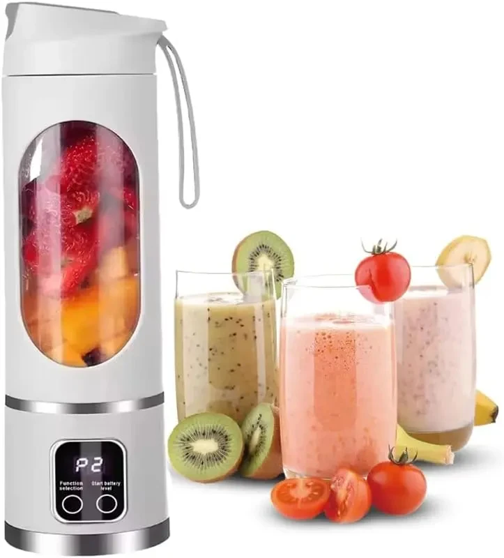 Multifunctional USB-Rechargeable Blender & Juicer – Portable and Easy to Clean; Ideal for Fruit & Vegetable Drinks and Smoothies