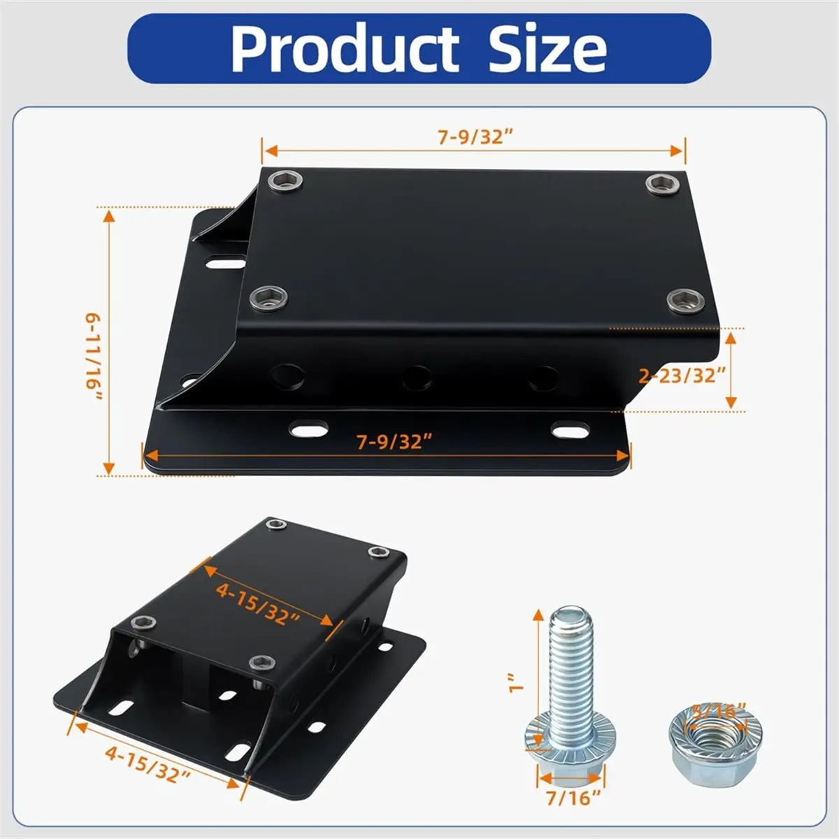 Torque Converter Motor Engine Riser Plate Kit for 212cc CT200U-EX BT200X Baja MB200 GX160 GX200