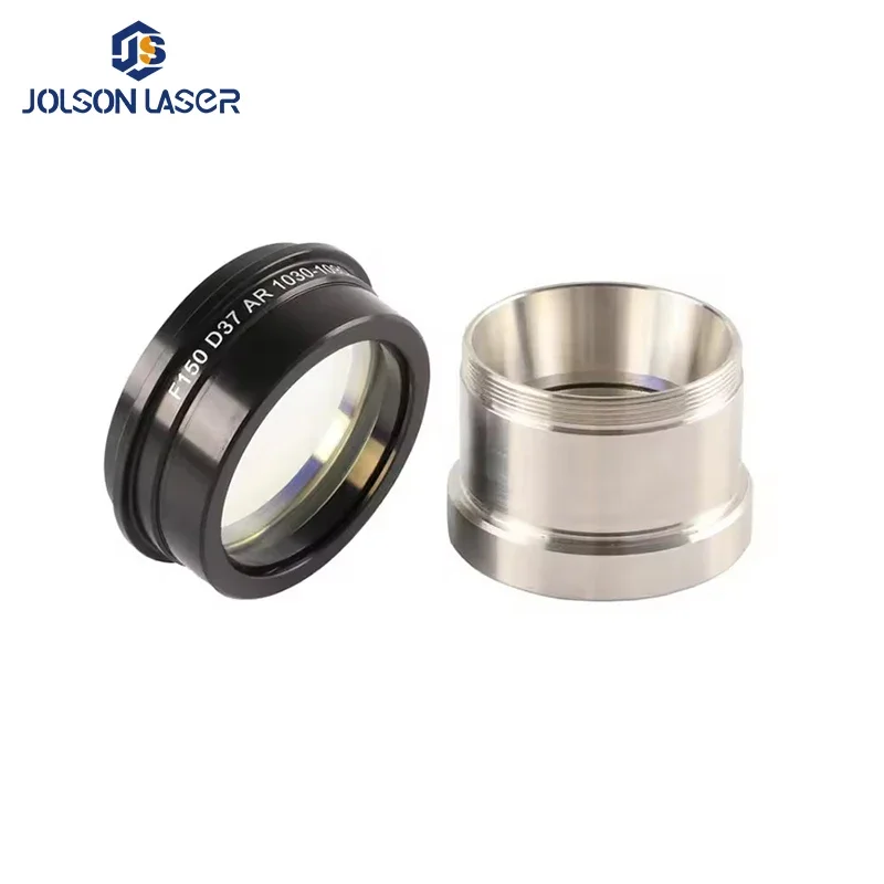 BM114 Fiber Laser Collimating & Focusing Lens D37 F100 & D38.1 F200mm with Lens Holder for Raytools 1064nm Laser Cutting Head