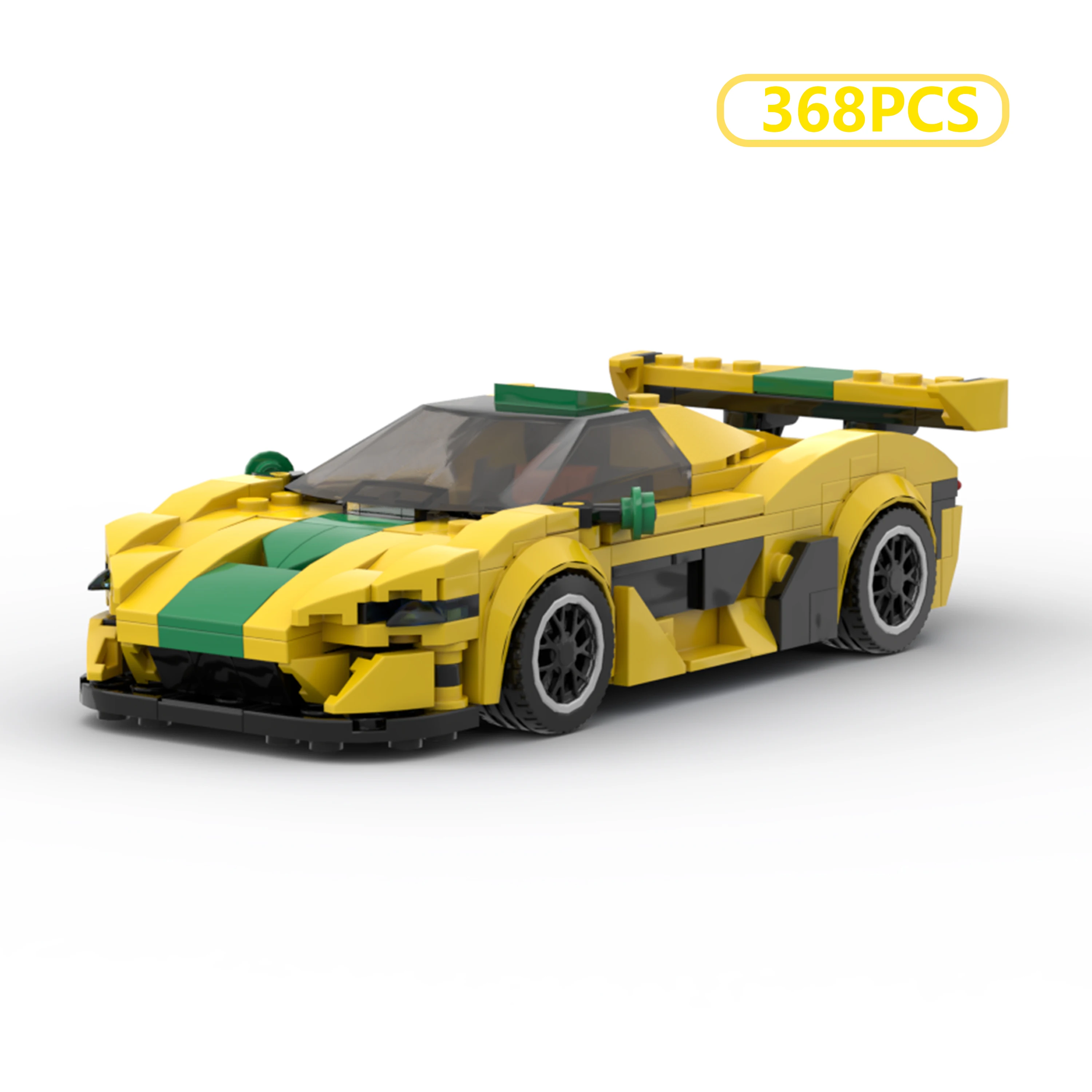 

MOC P1 GTR Hypercar Building Blocks 8-Stud Speed Series Supercar Model Kit for Adults Collection