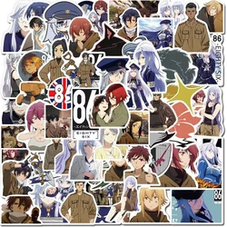 10/30/50pcs Shinei 86 Eighty Six Stickers Vladilena Anime Sticker Skateboard Bike Phone Water Bottle Wall Cool Toy Decals Gift