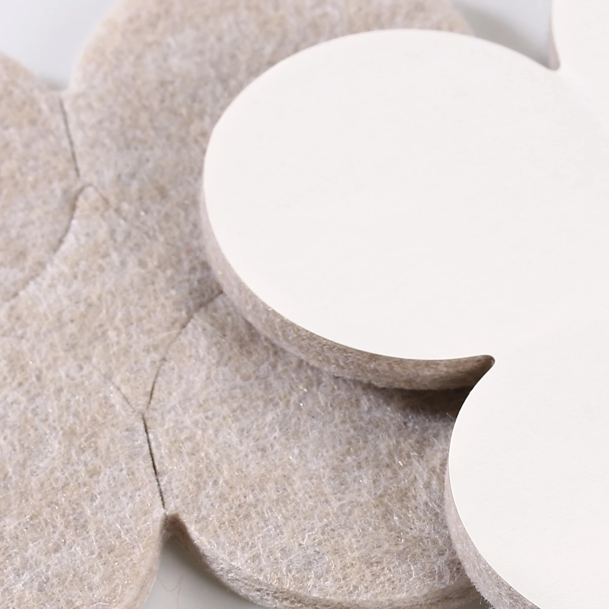 

8 Pcs Furniture Leg Protectors Heavy Duty Felt Pads Tables Chairs Round Floor Pads Small Thin Mats Hardwood Ceramic Tile