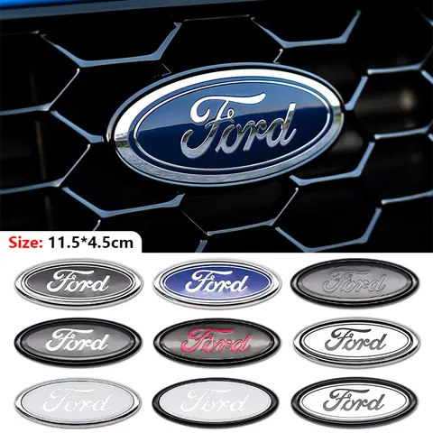 자동차 앞 뒤 트렁크 엠블럼 11.5×4.5cm 포드 포커스 Mondeo Edge Ecosport Ranger Fiesta Fusion Kuga 액세서리 용 커버 스티커 자동차 앞 뒤 트렁크 엠블럼 11.5×4.5cm 포드 포커스 Mondeo Edge Ecosport Ranger Fiesta Fusion Kuga 액세서리 용 커버 스티커