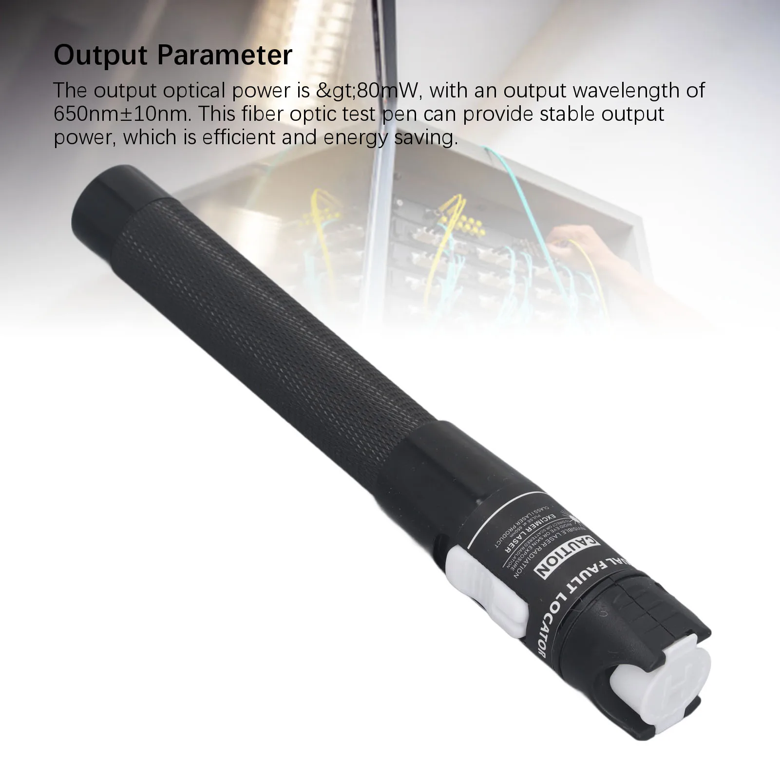 80MW الألياف البصرية اقلام الفحص 80 كجم كاشف الأخطاء المرئي عدم الاتصال المحمولة سهلة باستخدام جهاز اختبار الألياف 2.5 مللي متر موصل عالمي