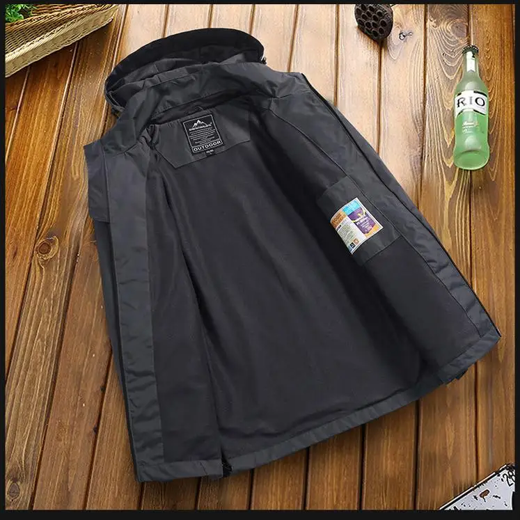 Outdoor Jacket Windbreaker Men Plus Size 5XL 6XL 7XL Windproof Rainproof Coat Big Size Men Clothing Jaqueta Masculina Inverno