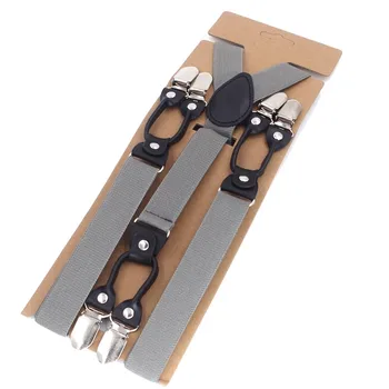 Bretelle da uomo bretelle per adulti maschili Vintage per adulti bretelle pantaloni cinturino regalo per padre/marito 2.5*120cm in pelle nera nuovo