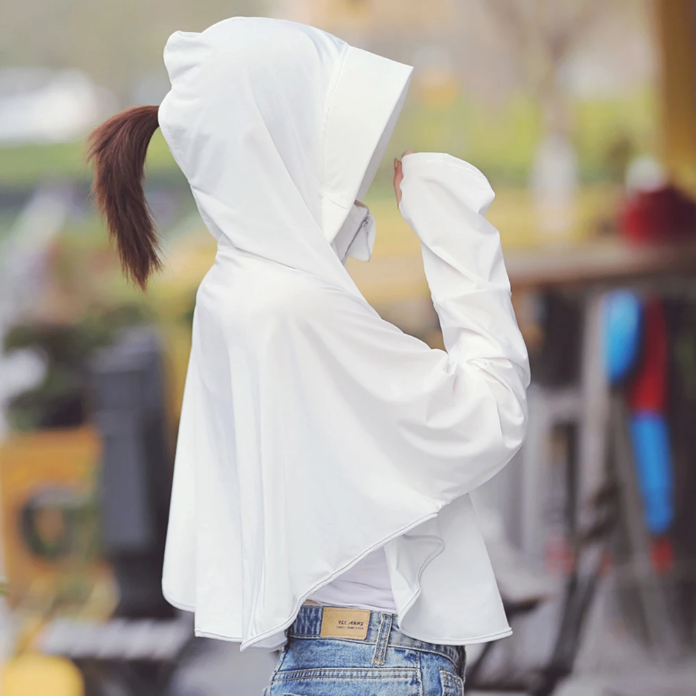 

Sun Protection Clothing Sunscreen Hooded UV Wrap Ultraviolet Light Jacket Cloak