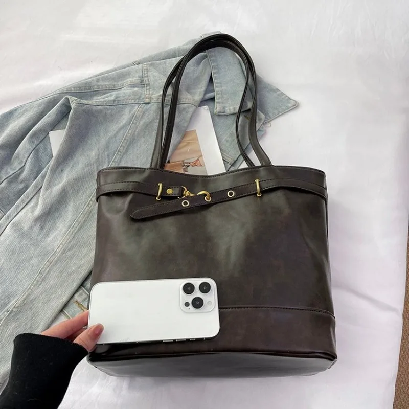 

Original Minimalist Designer Diaper Bag For Women Crossbody Messenger Bag Luxury Leather Tote Large Capacity Simple Letter Logo
