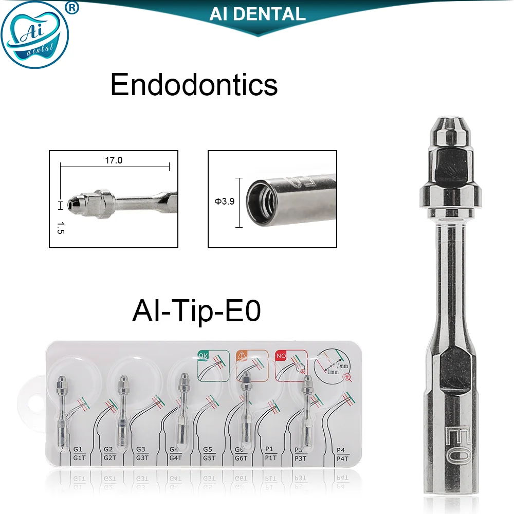 AI Dental Ultrasonic Tips BG-series For Supragingival Scaling/ P-subgingival /E-ED endodontics/ DG-supragingival/PD-subgingival