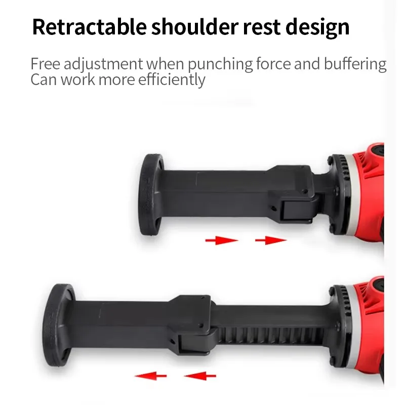 خلاط الحفر الكهربائي 1400 واط الحفر الهندسي المحمولة قوية دائم ثنائي الغرض آلة ثقب قاطع أنابيب الدخان #4