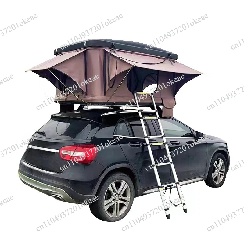 Rooftop tent, fully automatic RV, camping for two, no need to build, SUV aluminum alloy off-road