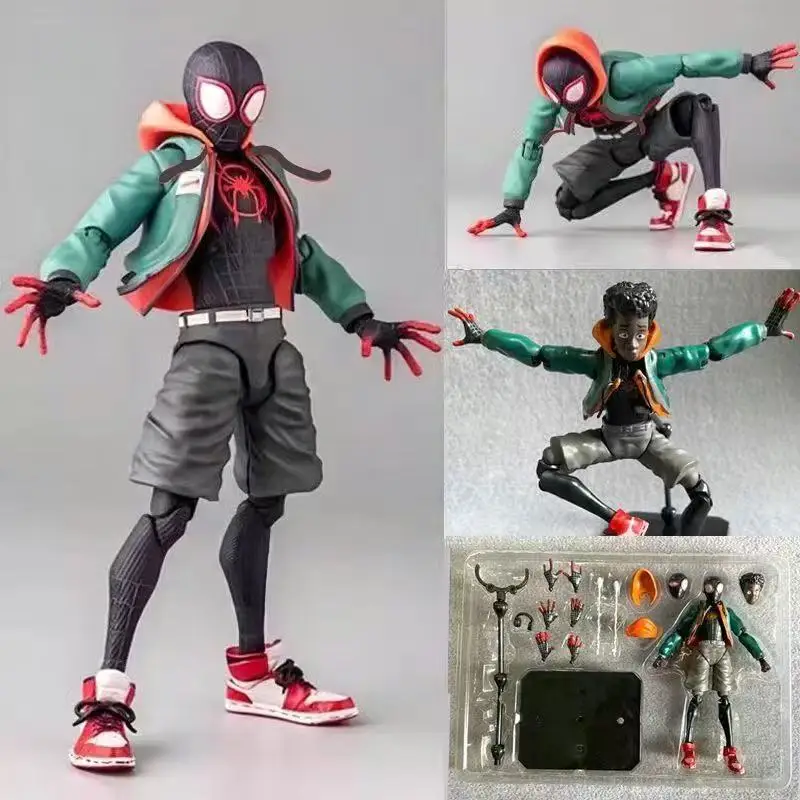 Figura de Acción de Spider-Man de Marvel, Modelo del Evento de Spider-Man, Miles Morales, SV, SHF, Penny Parker, Personaje de Anime