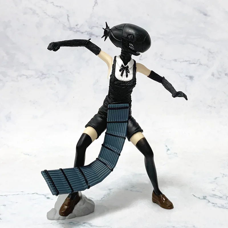 Chainsaw Man Anime-Figur Reze Bomb Demon PVC-Sammlermodell Desktop-Display-Ornament Geburtstagsgeschenk für Anime-Sammler