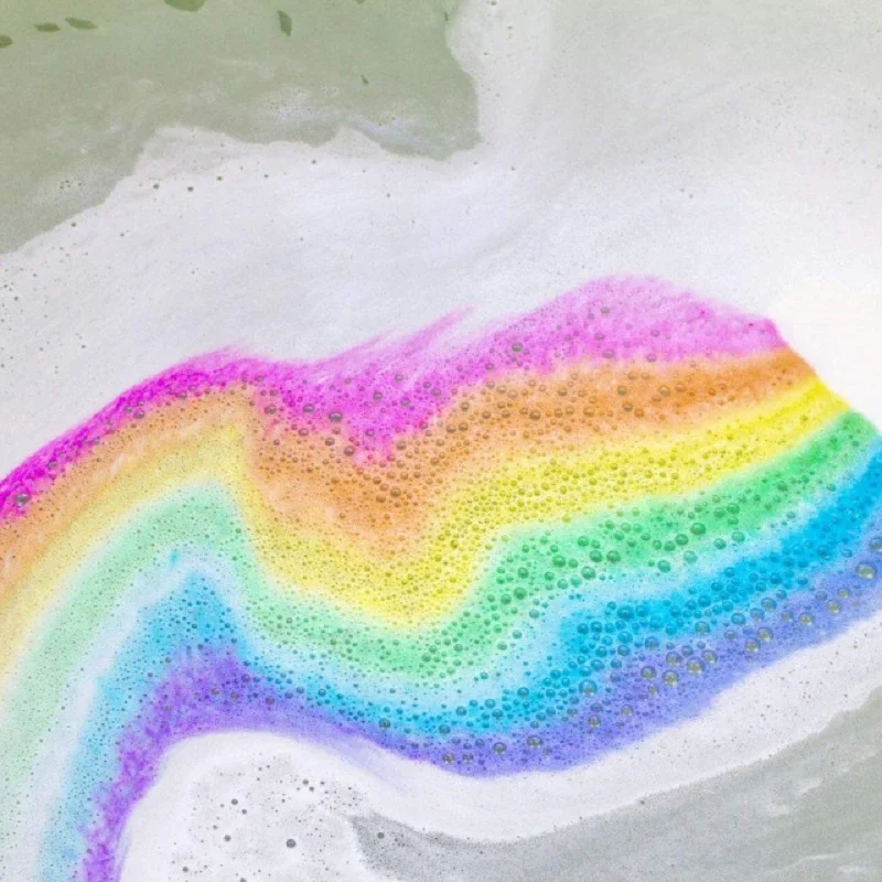 Natuurlijke huidverzorging Cloud Rainbow Badzout Exfoliërende hydraterende bubbelbadbommen Bal