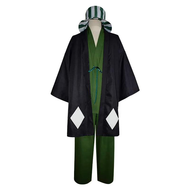 Anime Urahara Kisuke Cosplay hat Costumes halloween party Clothing