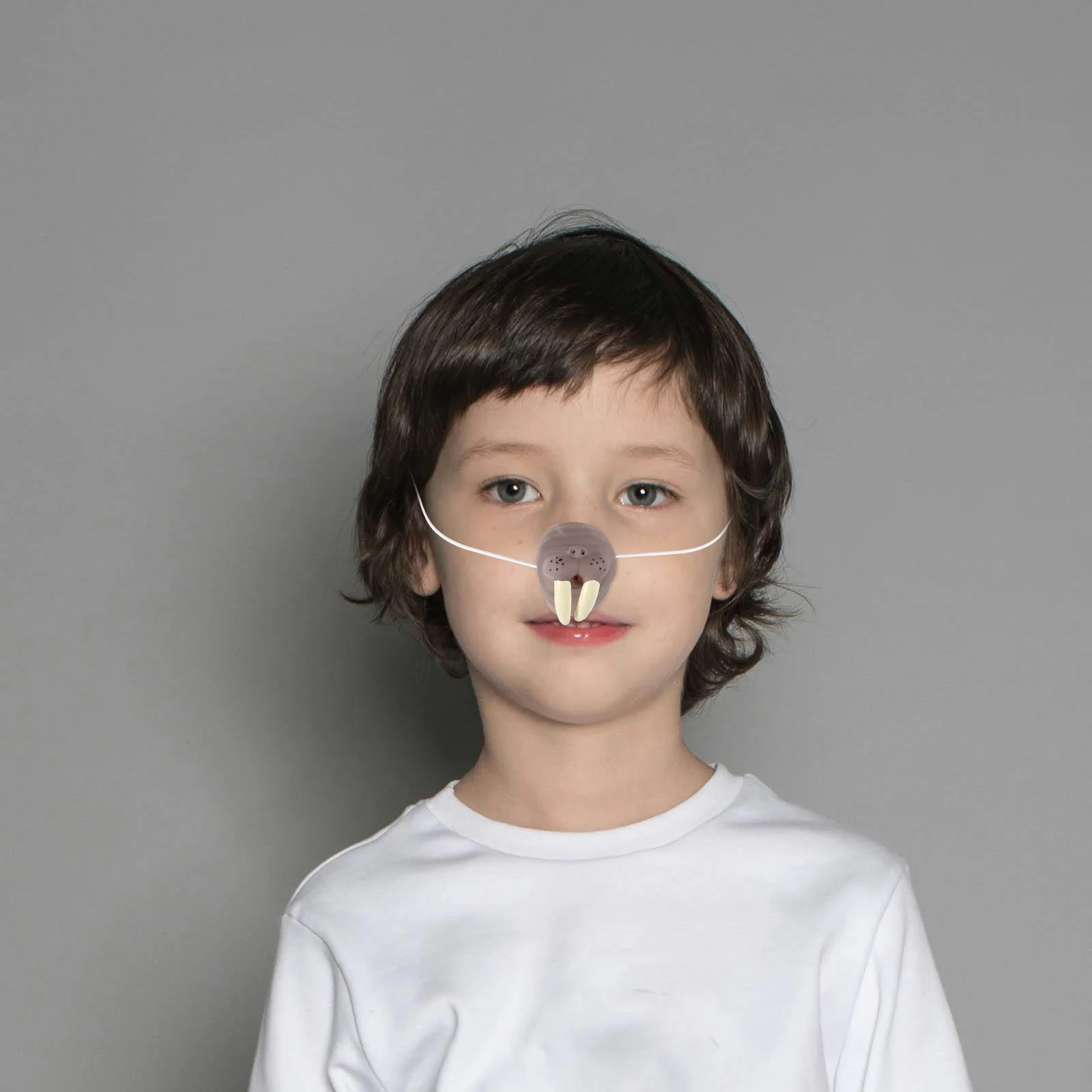 Sea Elephant Nose Realistic Cosplay Prop Easy to Wear for Costume Decoration Animal Nose Novelty Prop Set