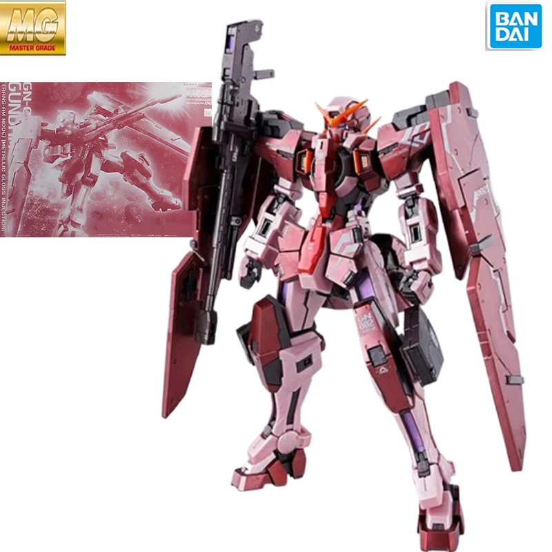 

Bandai Gundam PB limited MG three red power angel 1/100 Lockon TRANS-AM anime character assembly model toy children's gift