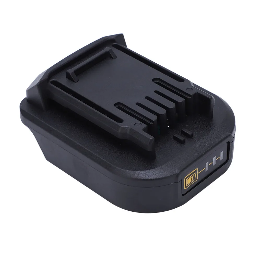 

ABS Material Battery Power Adapter Built in PCBA Simple Operation Cordless Battery Converter Lightweight Design Tool Adapter