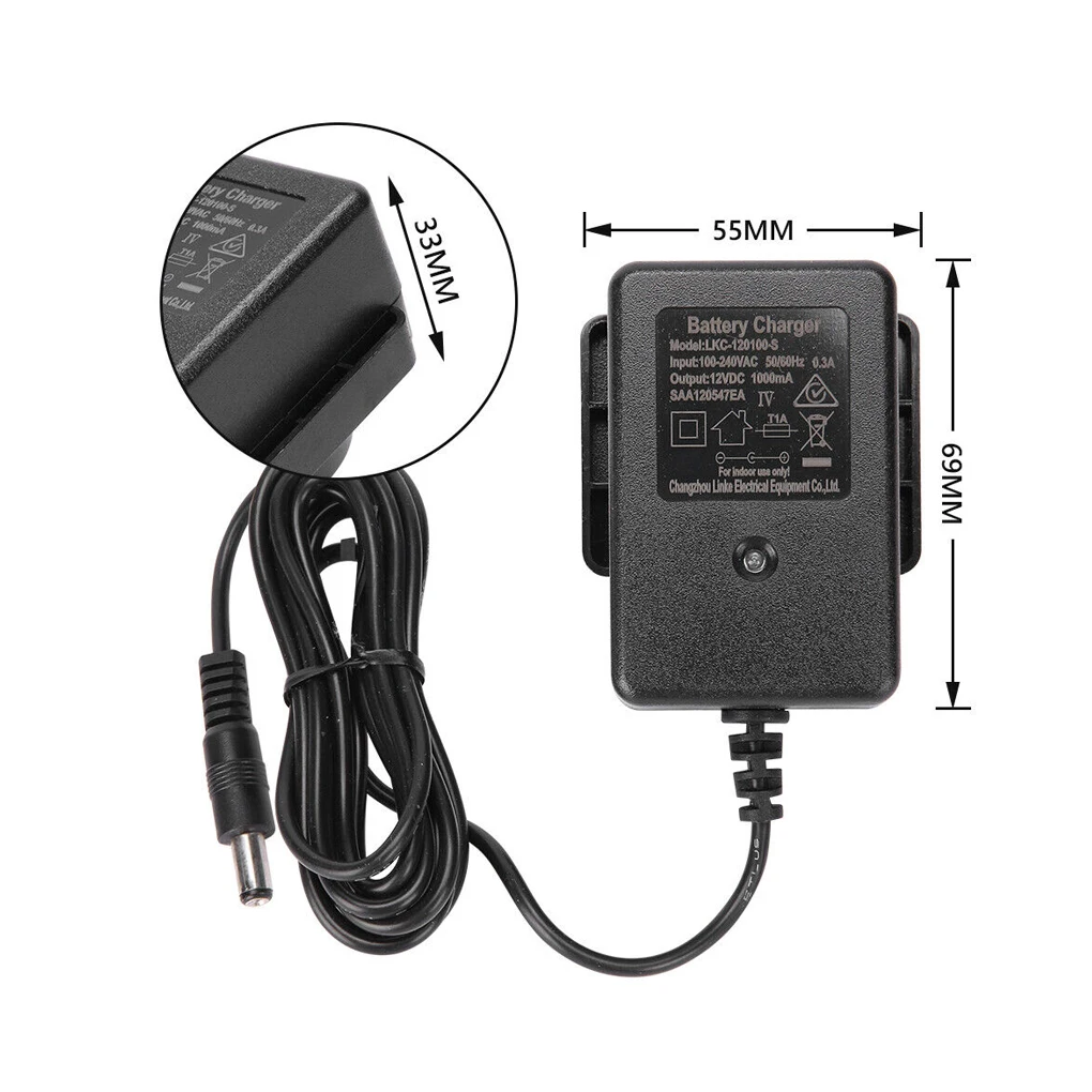 6V/12V Kids Car Battery Charging Adapter Universal Adapter Ride On 12V Kids Ride On Car Charging