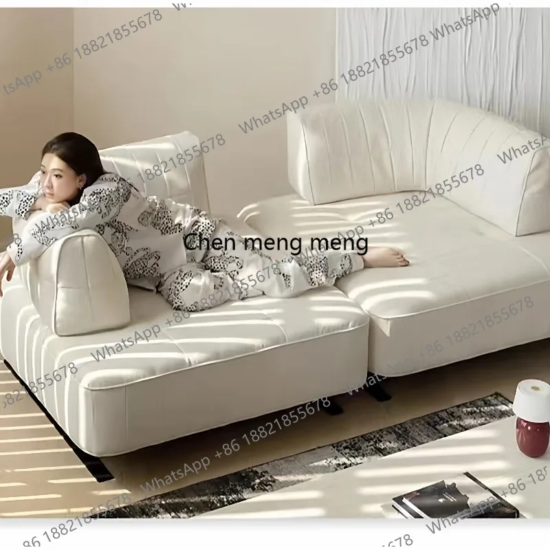 Single sofa Nordic cream style living room club clothing store combination lazy sofa