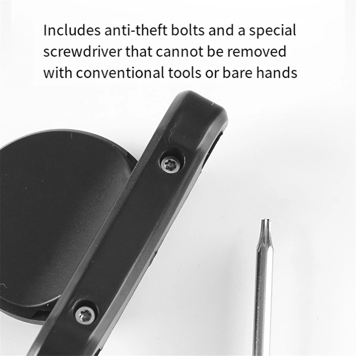 حامل مخفي للدراجة لعلامة الهواء، جهاز تعقب GPS للدراجة لعلامة الهواء تحت المقعد مقاوم للماء للدراجة الكهربائية باللون الأسود