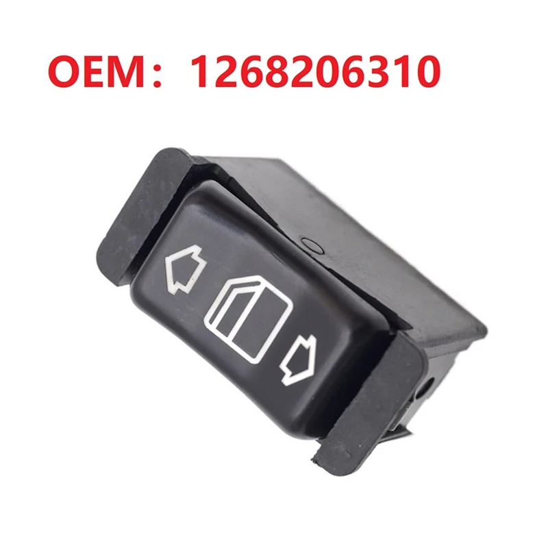 Electric Power Window Side Glass Control Switch Button 1268206310 For Mercedes Benz 420SEL 1986 1987 1988 1989 1990 1991