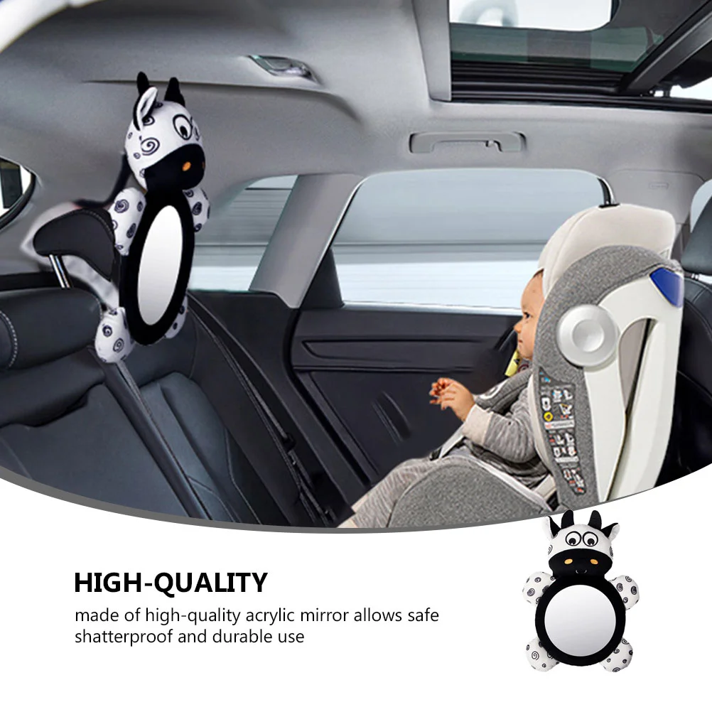 Children's Rearview Mirror Backseat Baby Car Toys Children’s Safety Mirrors Carpet Observation