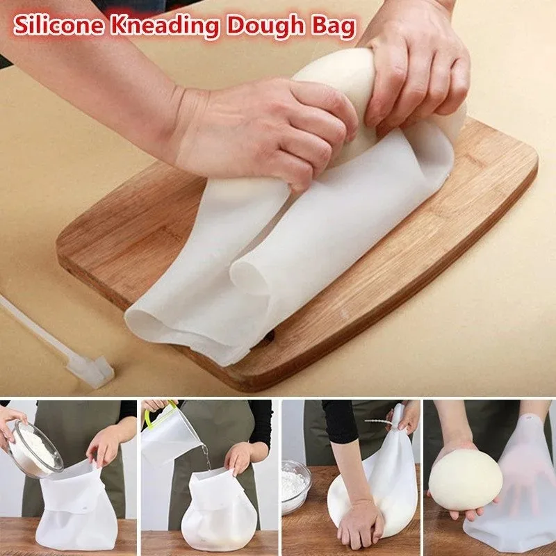 

F5 Food Grade Silicone Dough Kneading Bag Silicone Kneading Dough Flour Mixer Bag Versatile Dough Mixer for Bread Pastry Pizza