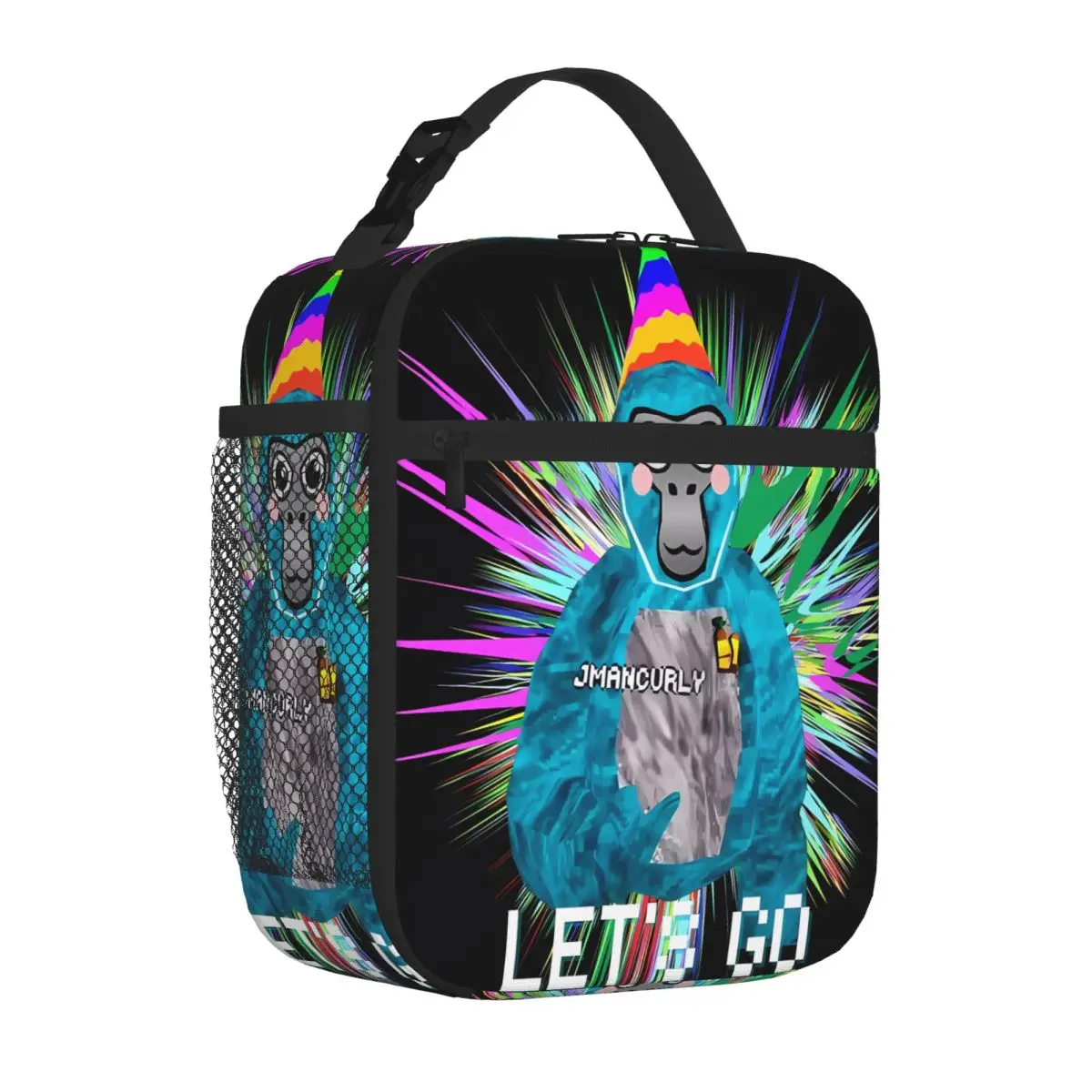 Bestselling JMANCURLY Gorilla Tag VR Gamer Video Game Design Neoprene Texture Lightweight Lunch Bag Road Trip Food Storage Bag