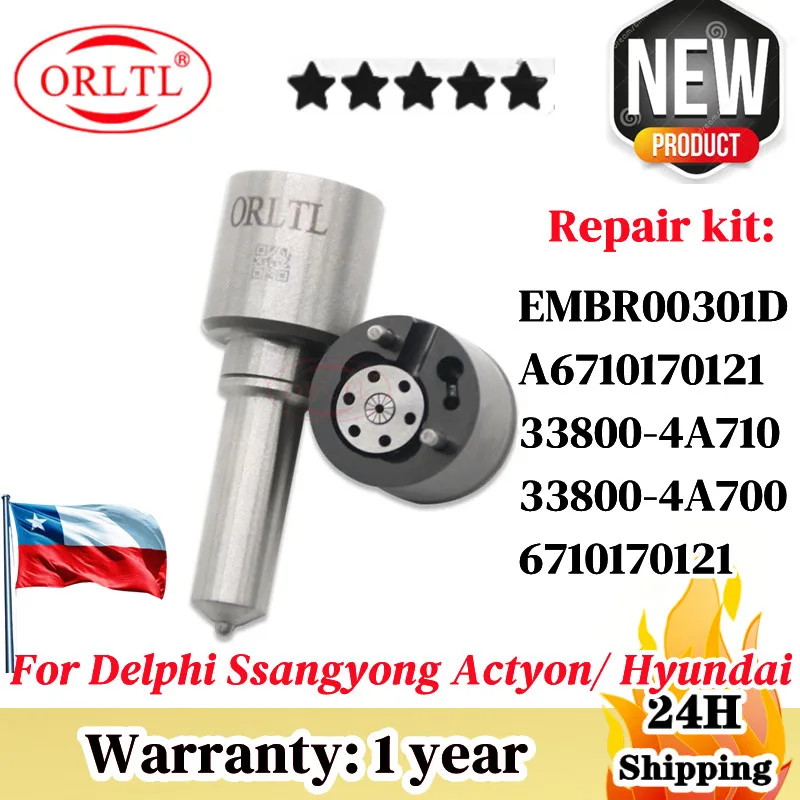 NEW Repair Kits Control Valve 6710170121 A6710170121 EMBR00301D 33800-4A710 33800-4A700 FOR Delphi Injector Euro 5 Ssangyong