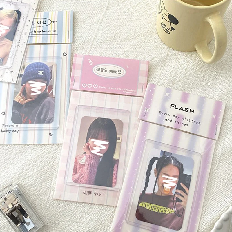 Striped ins Wind Card Head Back Card Packaging Card Set Card Output Bag Decoration Packaging Card