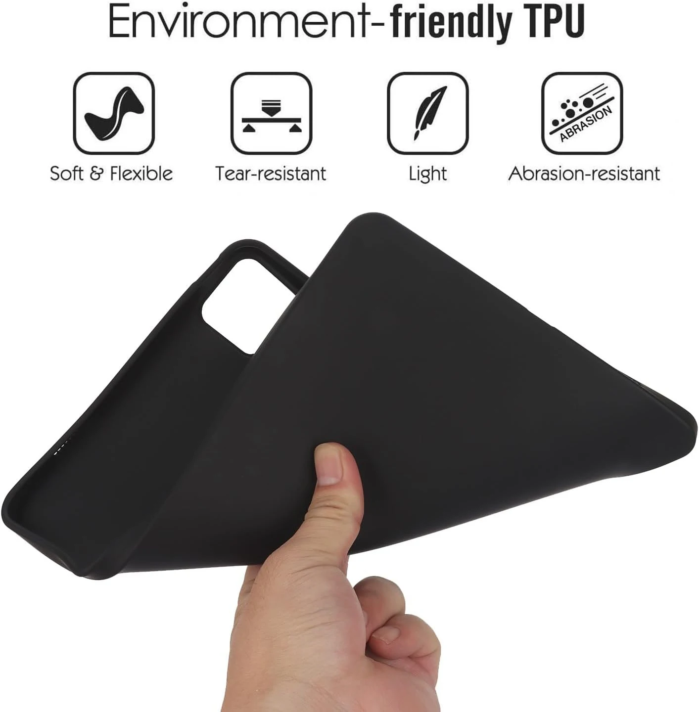 For Xiaomi Pad 6 6S Pro 11\'\' 12.4\'\' Tablet Case 2023 Slim Design Soft Silicone Protective Black Cover for Xiaomi Pad 6S Pro