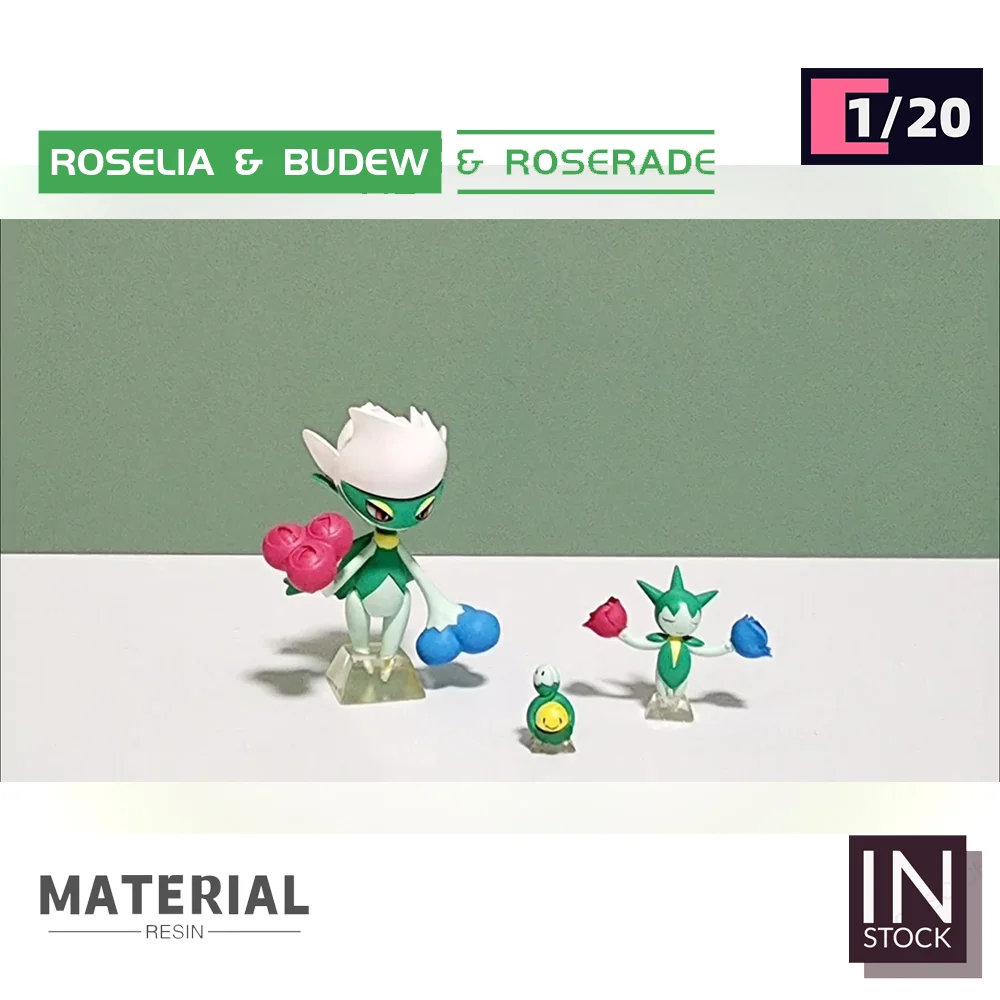 [Disponibile] figura mondiale IN scala 1/20 [SK STUDIO] -giocattoli regalo collezione Roselia & Budew & Roserade