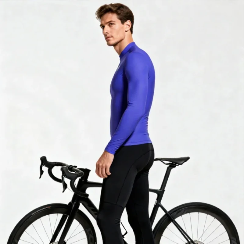 

CINESSD Autumn Cycling Jersey bib Pants Set Ropa Ciclismo Bicycle MTB Clothing Road Bike Suits Men's Long Sleeve Bicicleta Set
