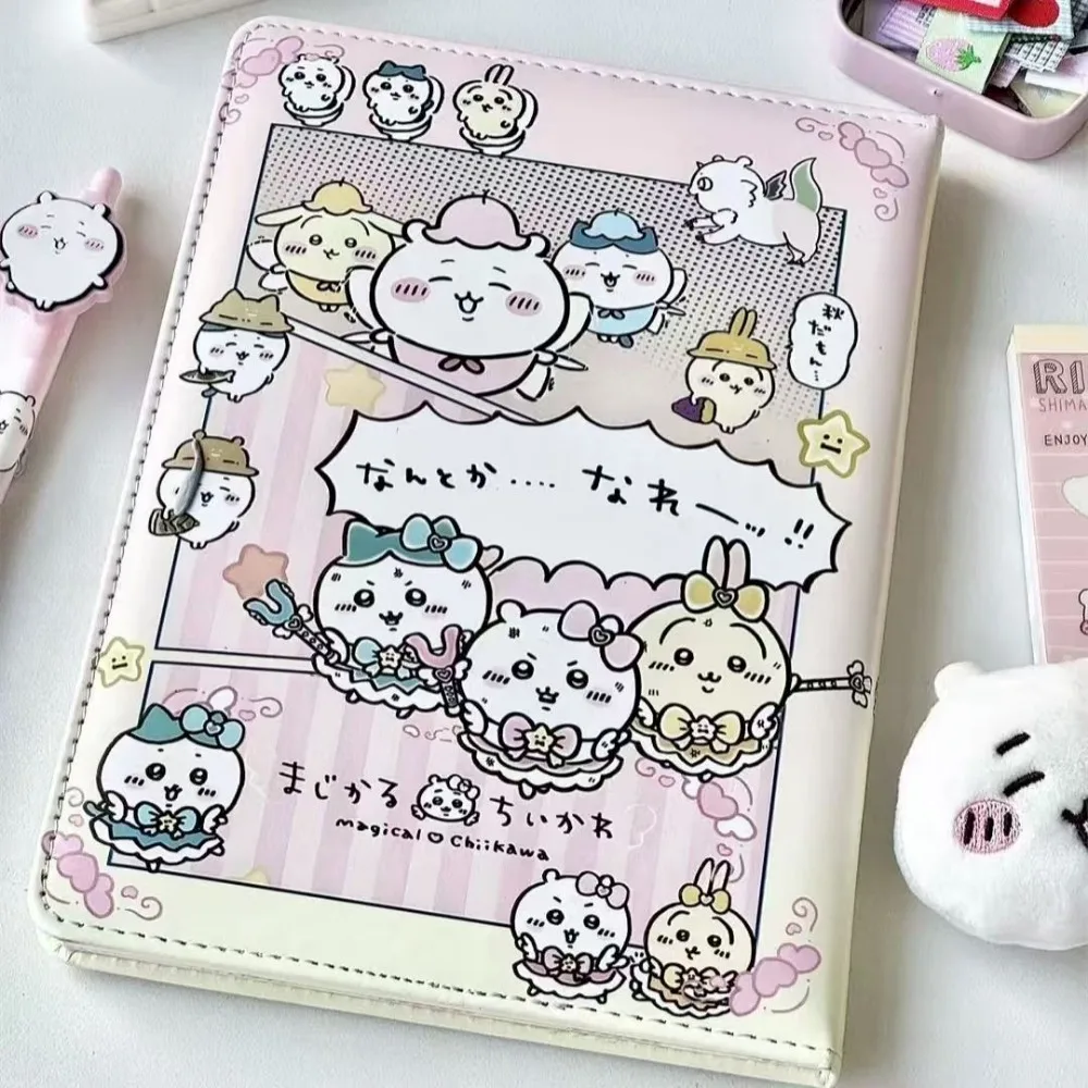caderno-chiikawa-kawaii-com-paginas-internas-coloridas-caderno-pintado-caderno-de-estudante-com-desenhos-fofos-diario-portatil-presente-de-material-escolar