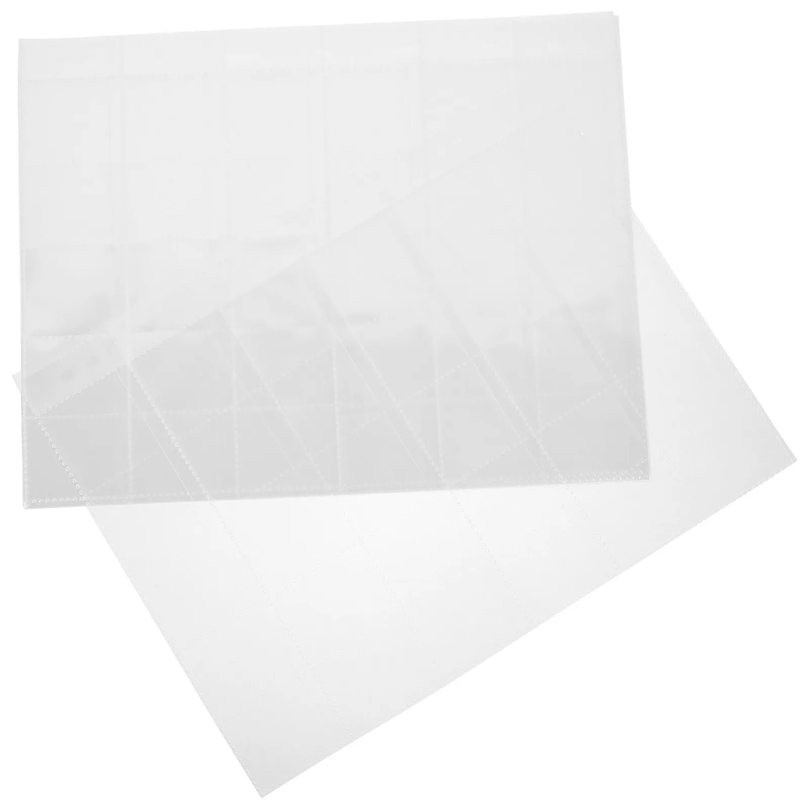 10-folhas-de-colecao-de-selos-paginas-transparentes-para-armazenamento-de-moedas-medalhoes-centimos-e-quarters-para-colecionadores