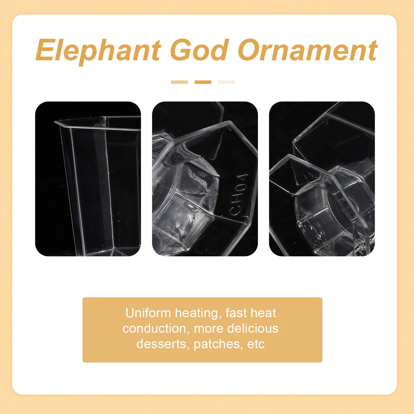 

10pcs Disposable Highball Cups Transparent Heat-Resistant Pudding Baking Molds For Dessert Ice Cream Cake Container