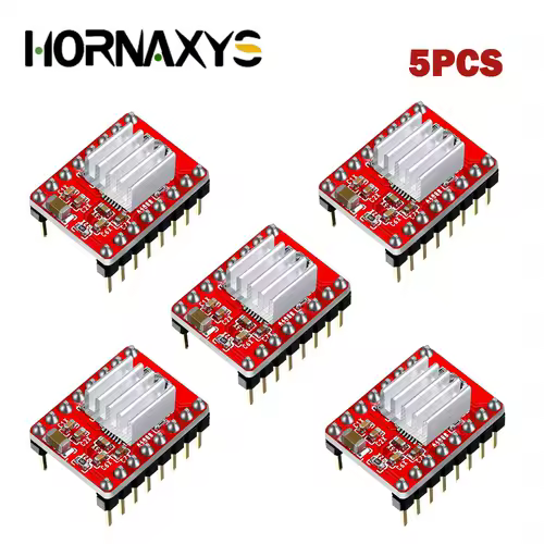 5/10PCS 3D Printer Parts StepStick A4988 DRV8825 Stepper Motor Driver With Heat sink Carrier Reprap RAMPS 1.4 - Image 7