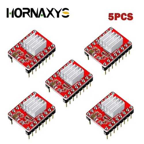 5/10PCS 3D Printer Parts StepStick A4988 DRV8825 Stepper Motor Driver With Heat sink Carrier Reprap RAMPS 1.4 - Image 7