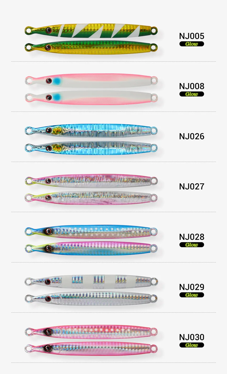 NOEBY Flaschen-Jig-Angelköder, 125 mm, 60 g, langsame Pitch-Jig, Hochgeschwindigkeits-Jig, sinkender Wobbler, künstlicher Köder, Jerking-Herbst-Metall-Jig – Detail 5