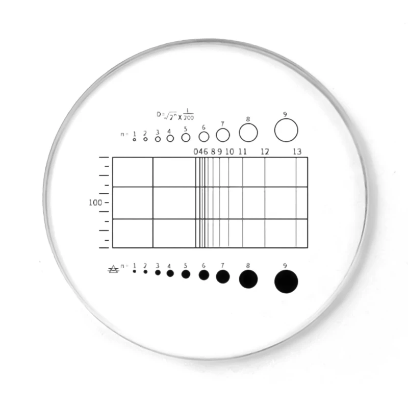 High Microscope Calibration Slide Ocular Reticle Stage Micrometer for Eyepiece Measurement Micrometer
